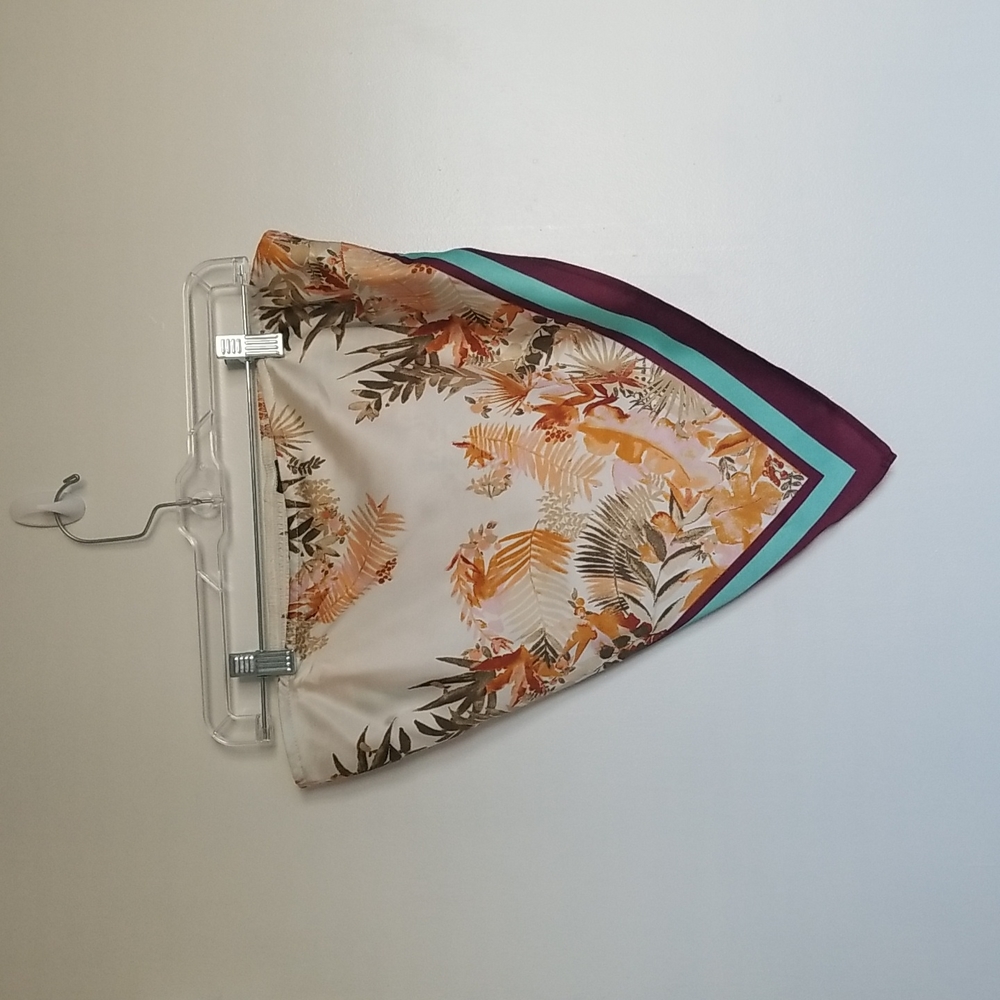 Silk bandana tube top